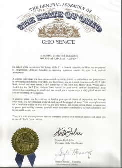  Honored by The Ohio Senate
