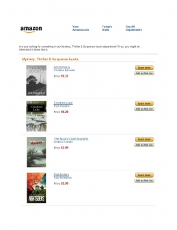 Amazon recommends my book